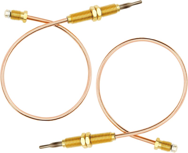 Denkuhin Fire Pit Thermocouple F273117 Fit for Mr-Heater MH12C, MH12T, MH12CS, MH12TS, MH24T, MH24TS, MH42T, Replace F273100, F273105, F273200, F273300, F273305, F273600 (2/Pack) - Image 1